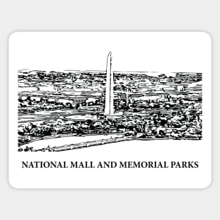 National Mall and Memorial Parks Sticker